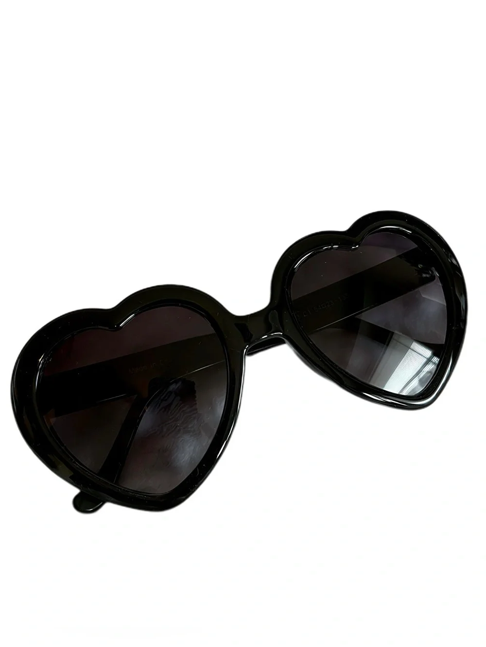 Black Heart-Shaped Women's Sunglasses